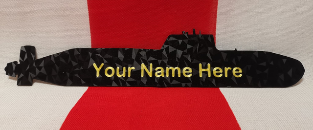 Submarine Name Plaque / Door Sign - Made to Order