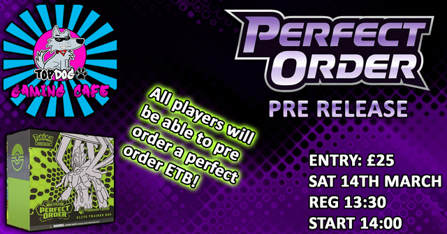 Pokemon Perfect Order Prerelease