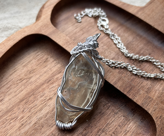Handmade Series: Libyan Desert Glass Pendant