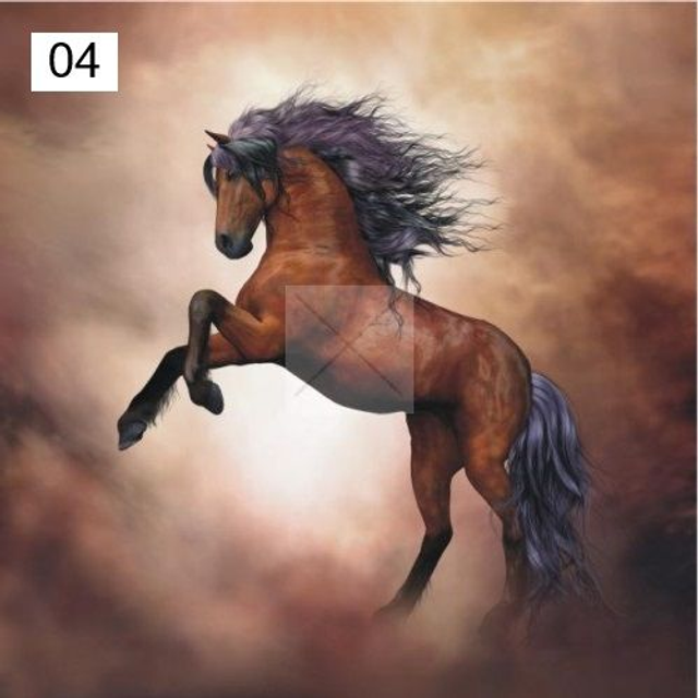 Panneau Cheval 3 en polyester 40x50cm