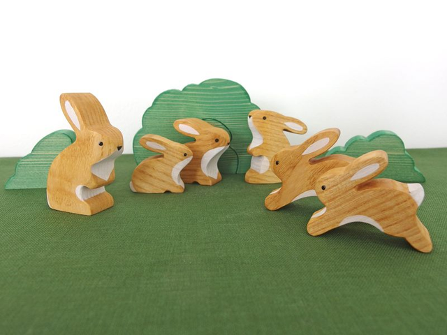 Lapin en bois