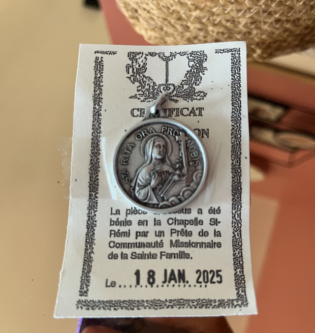 Médaille Sainte Rita - Causes désespérées 