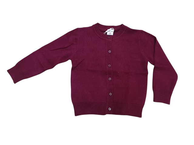 Gilet maille bordeaux