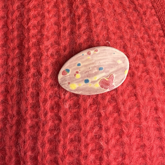 Broche confetti