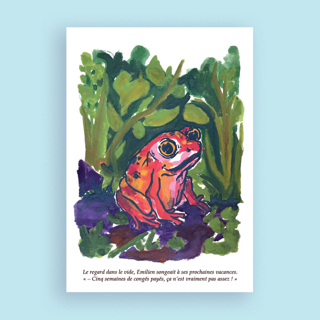 Emilien le Batracien, Print A4