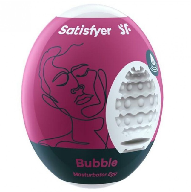 SATISFYER HUEVO MASTURBADOR HOMBRE BUBBLE