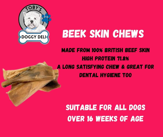 Beef Skin Chews 100g