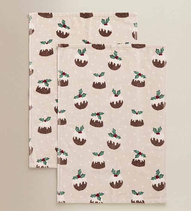 Christmas Pudding Guest Towel
