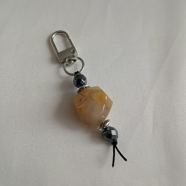 Sleutelhanger Agaat met Hematiet (6.072)