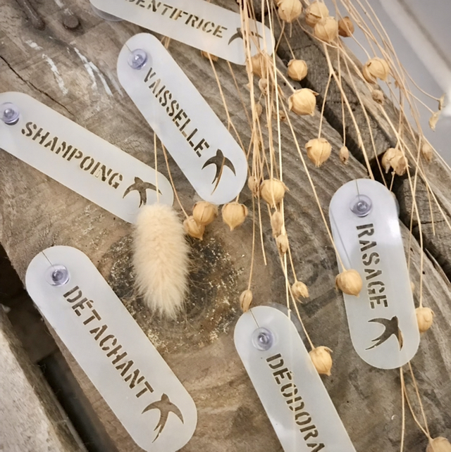 Etiquette à cosmétique