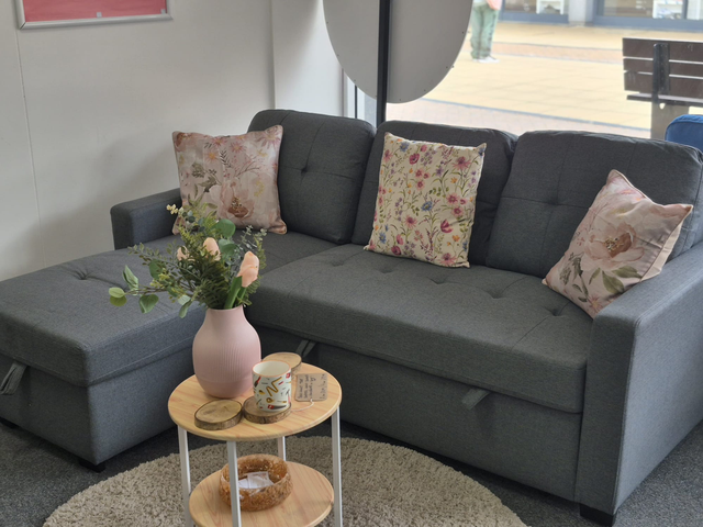 Frankie Corner Sofa Bed with Storage #FRANKIESB