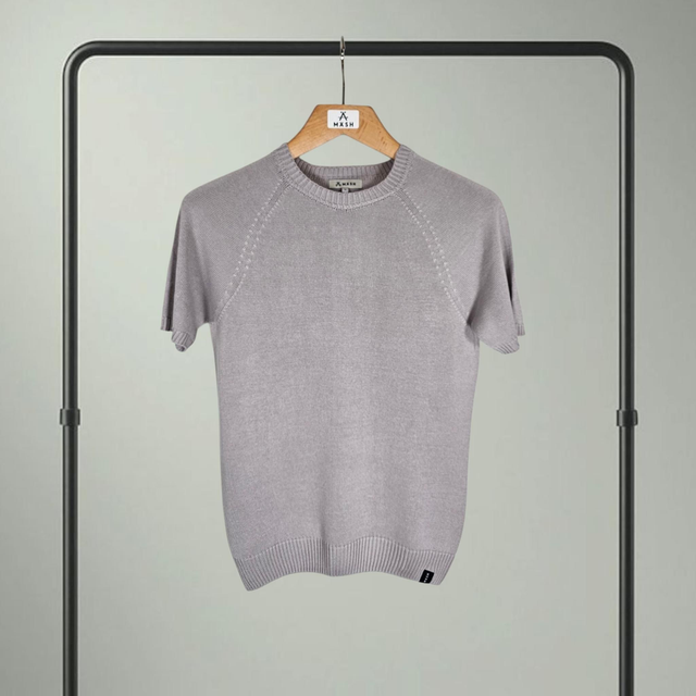 Kurzarm-Pullover "Hanna" aus kühlender Seide & LENZING™ Lyocell