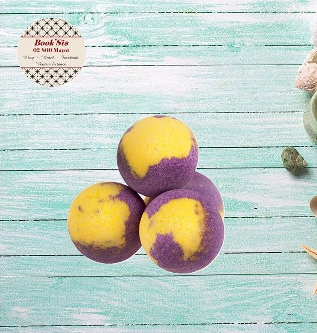 Bombe de bain 125 gr " Fruit de la passion "