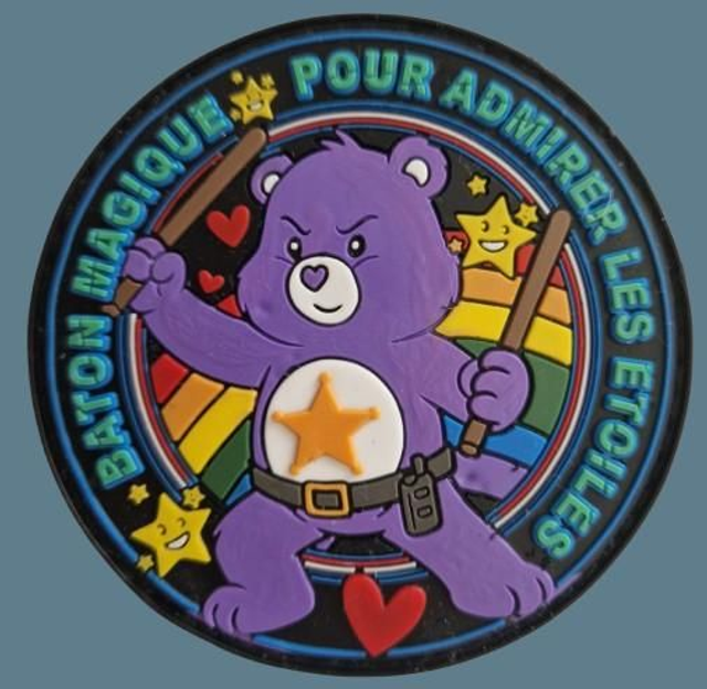 Patch pvc Ours Bâton
