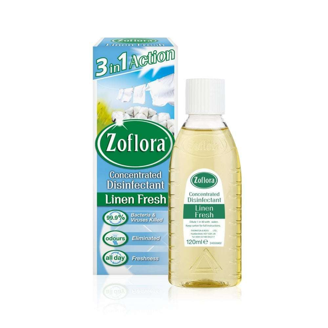Zoflora 120ml - Linen Fresh Concentrated Disinfectant 