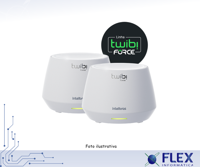 ROTEADOR S/FIO TWIBI FORCE AX (CONJUNTO) - 4750131