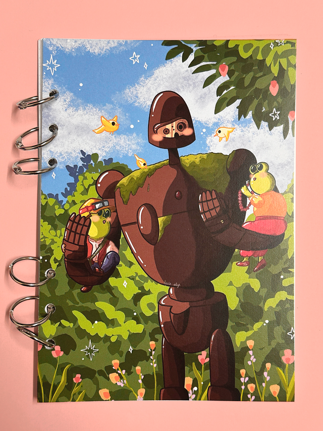 Carnet spirale - Chateau dans le ciel