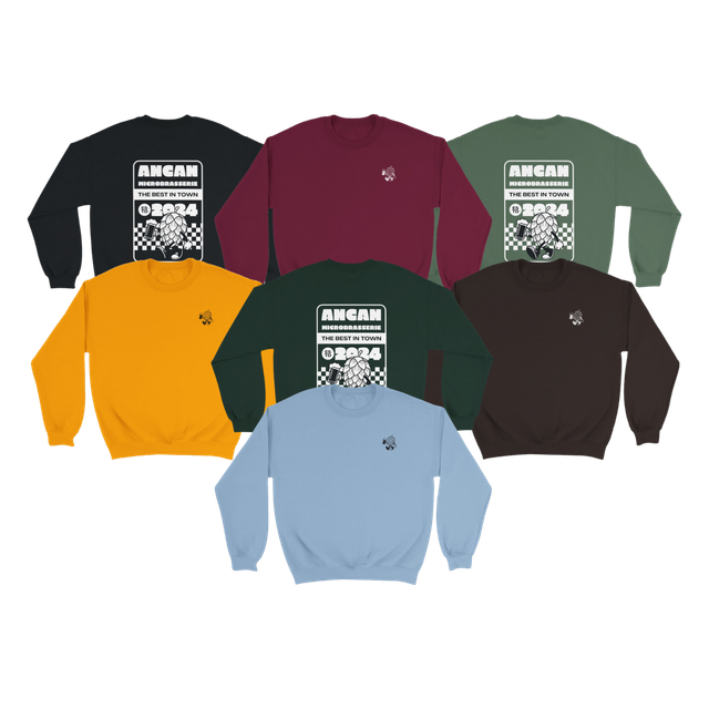 Pull col rond unisexe - Houblon ANCAN