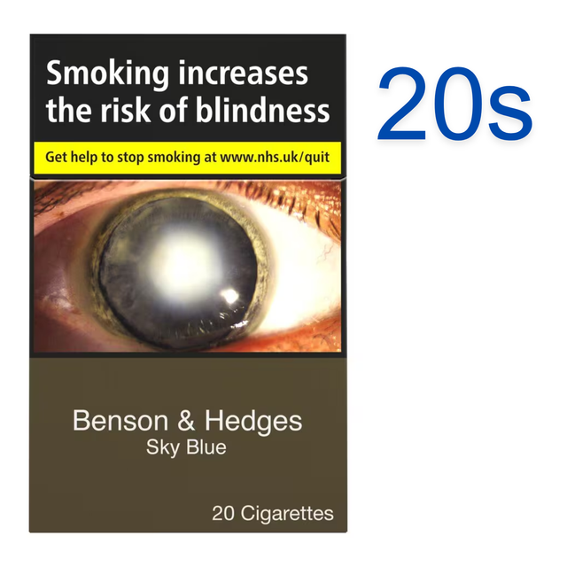 Benson &amp; Hedges Sky Blue Cigarettes, 20s