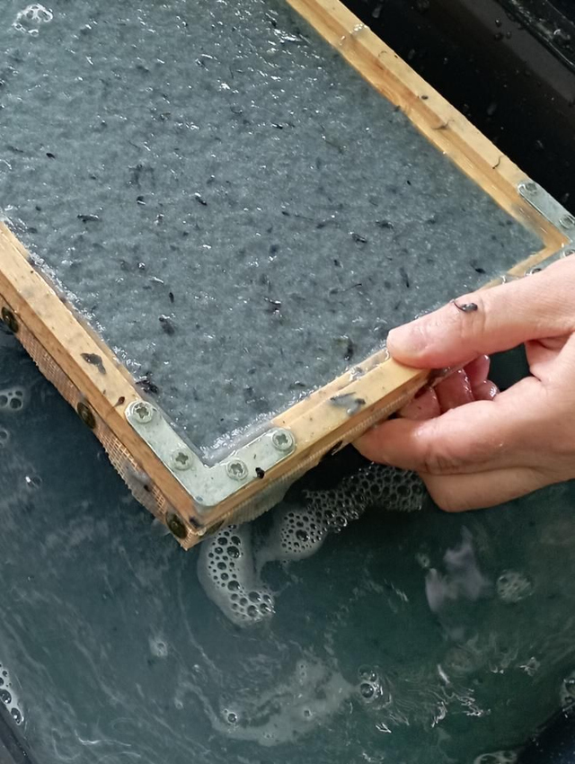 Stage papier recyclé, papier fleuri 15 mars 2025