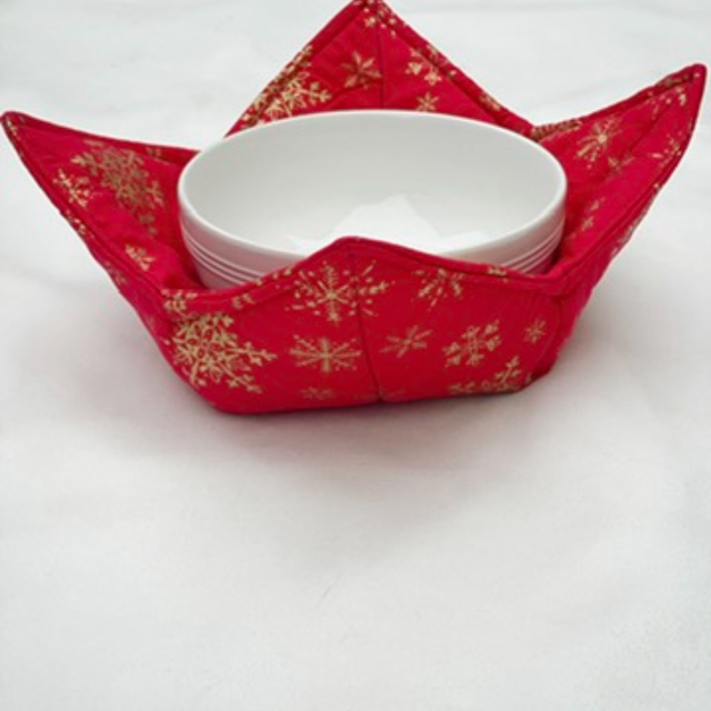 Snowflakes “ Christmas Bowl Cosy