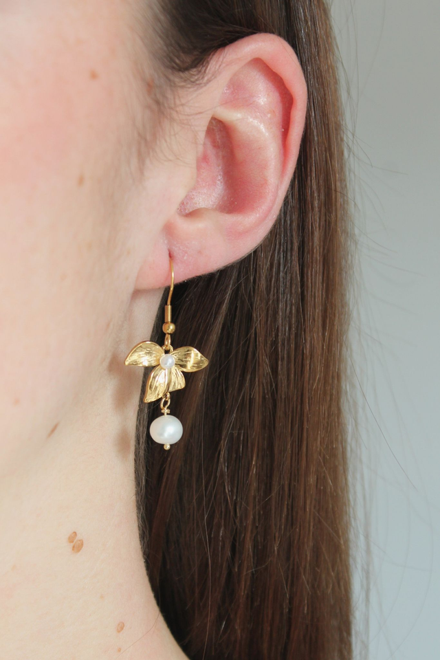 Rose | Boucles d'oreilles 