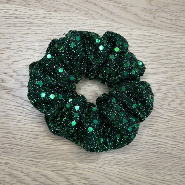 Vihreä paljetti hiusdonitsi