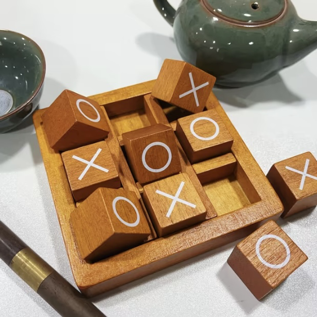 Wooden Noughts and Crosses