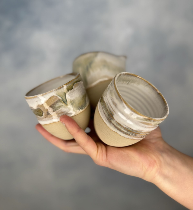 VANILIA zestaw czarek z mlecznikiem