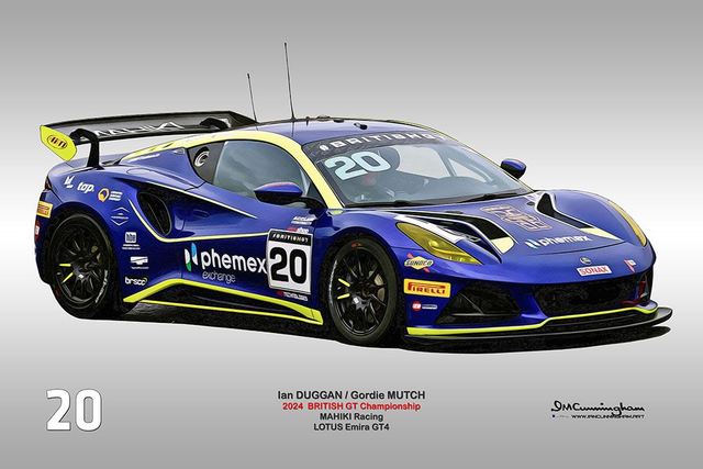 C240502 Lotus Emira GT4 British GT 24 MahikiRacing #20