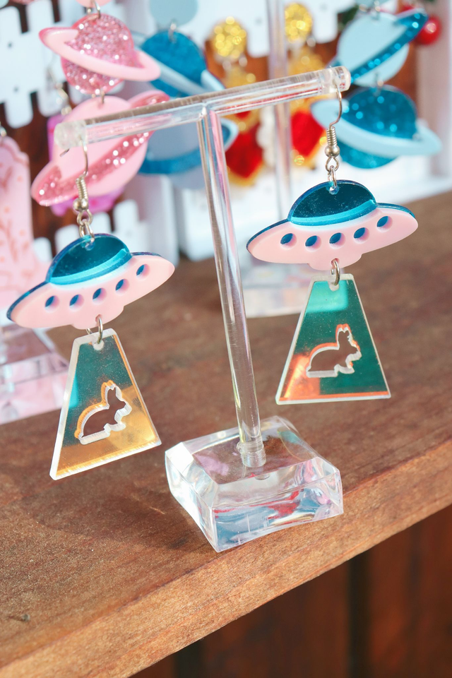 Boucles d&#039;oreille • Alien Bunny