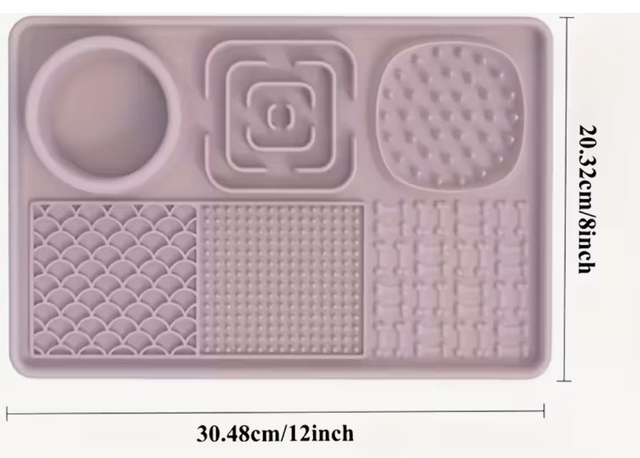 Tapis de léchage en silicone