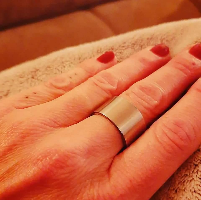 Bague en acier inoxydable lisse T52