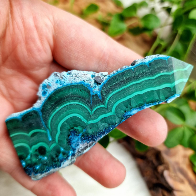 Malachite Chrysocolla Part Raw Point