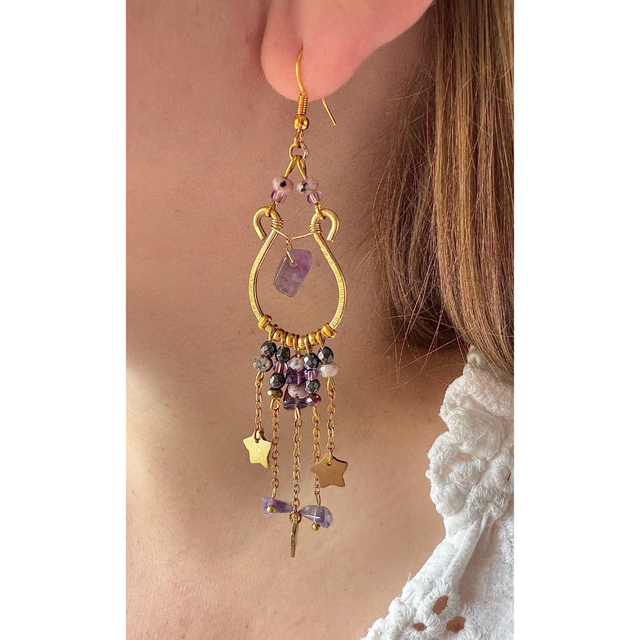 Boucles d'oreilles Stella