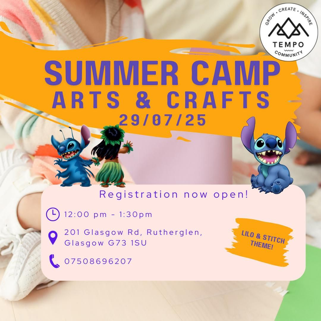 Tempo Arts & Crafts July 29th
