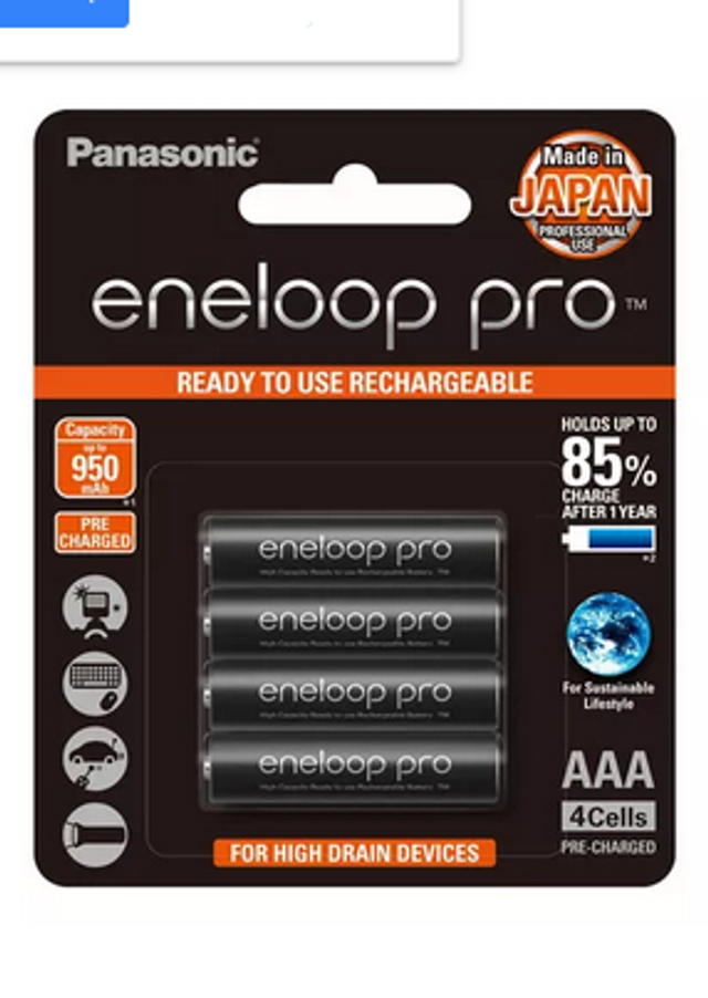 Eneloop Pro Aa 2550maH 4 PILAS