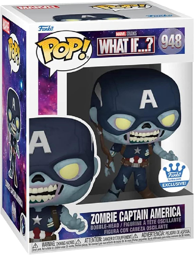 Funko -  Marvel What If Zombie Captain America Exclusive 25cm POP!