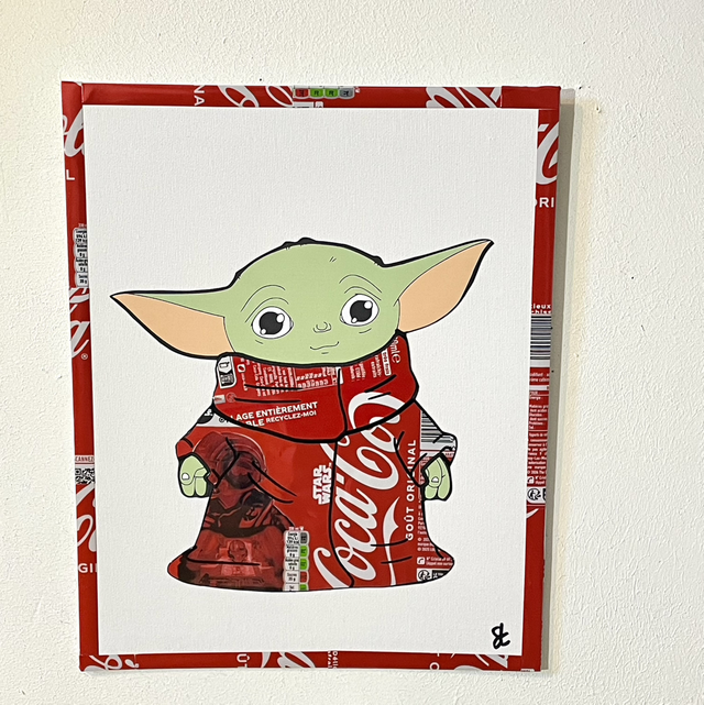 Tableau  bébé Yoda