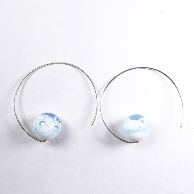 Boucles d'oreilles rondes