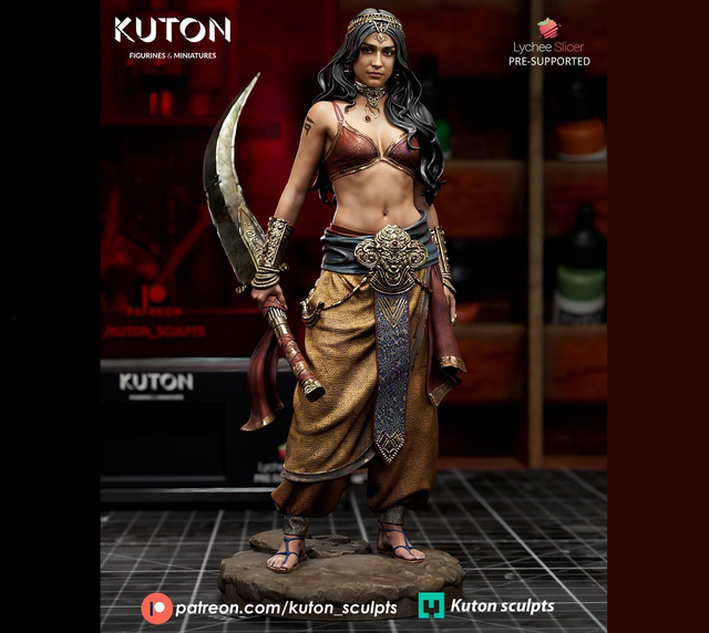 STATUE ZAHIRI série heroic fantasy 