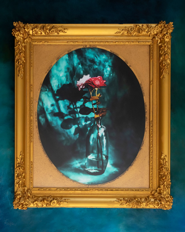 Tirage "La Reine Rouge et La Reine Blanche" encadré