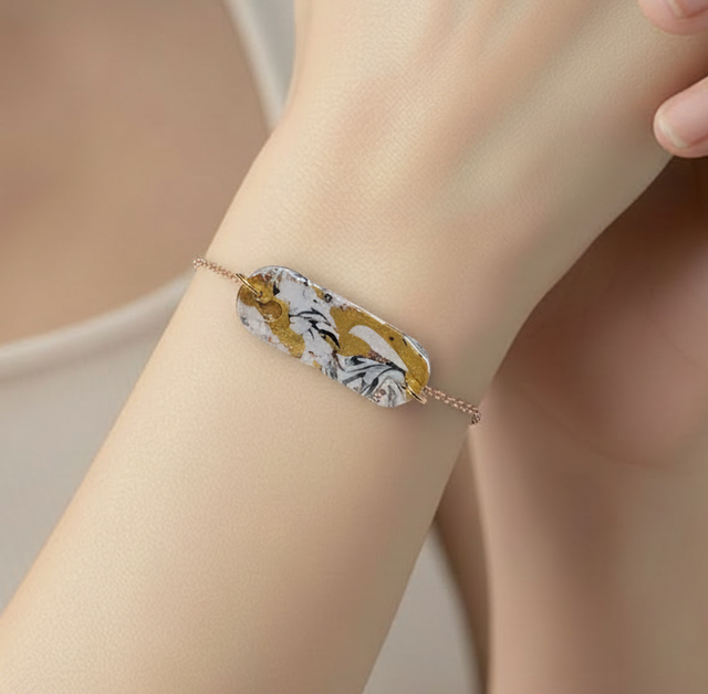 Bracelet marbré