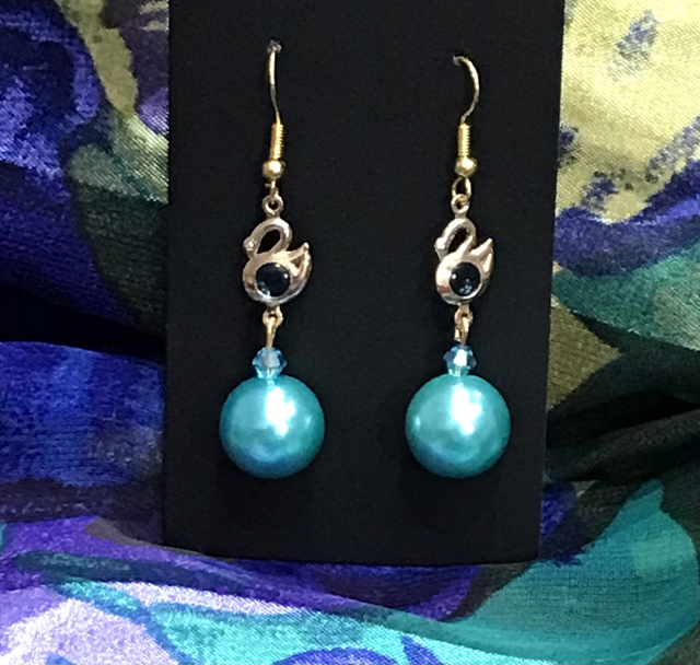 Blue Dangling Earrings - BLDE22