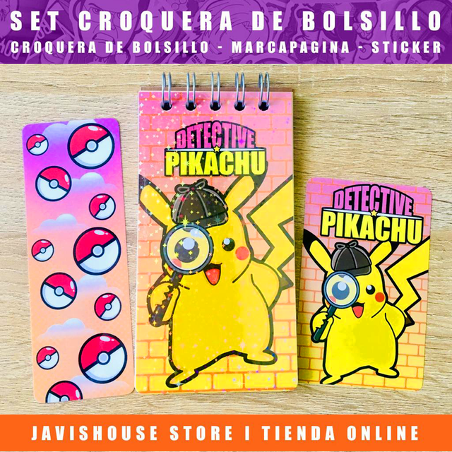 Set Croquera Pikachu