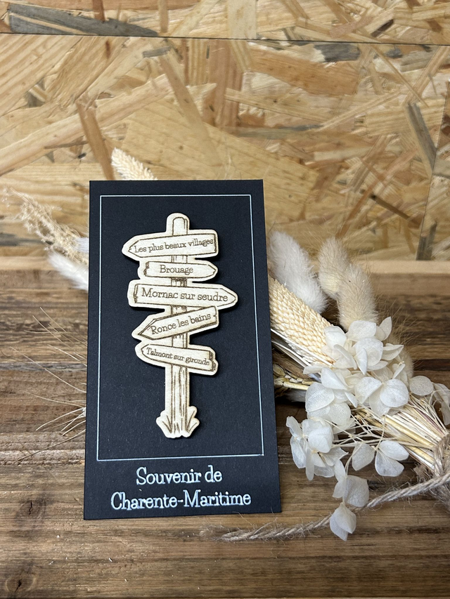 Magnet “Les Plus Beaux Villages” – Souvenir de Charente-Maritime