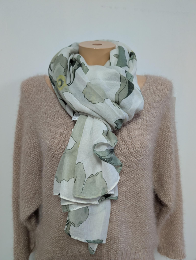 Foulard Zelia vert 