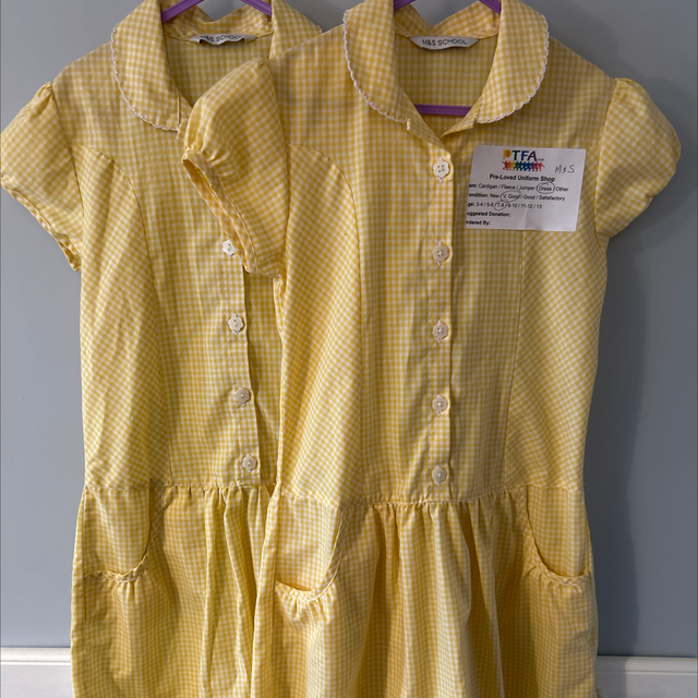 Dress - Age 7/8 - M&amp;S (Button) (very good condition)