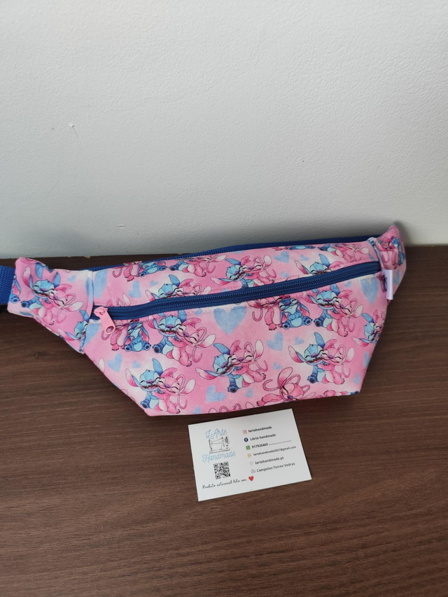 Bolsa de cintura Stitch e Angel