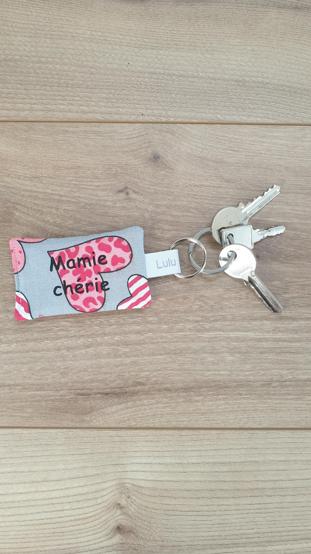 Portes clés Mamie chérie